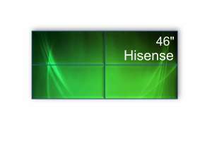  Фото видеостена 2x2 hisense 46l35b5u 46" (шов: 3,5) - фото 2
