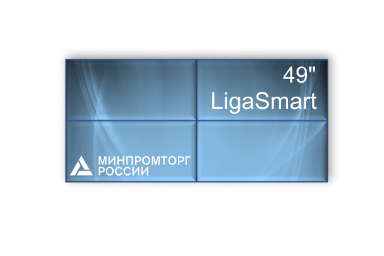Изображение Видеостена 2x2 LigaSmart 49" V 49.22