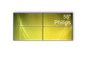  Фото видеостена 2x2 philips 55" 55bdl3207x/00 - фото 2