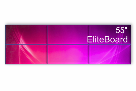 Изображение Видеостена 3x2 EliteBoard 55" SK555FCLN