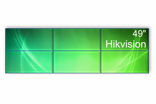 Изображение Видеостена 3x2 Hikvision 49" DS-D2049LU-Y