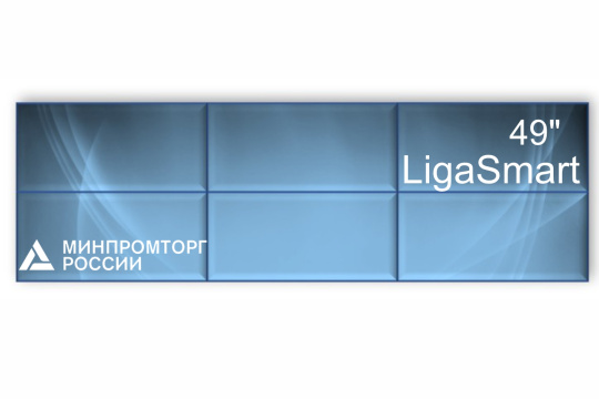 Изображение Видеостена 3x2 LigaSmart 49" V 49.32