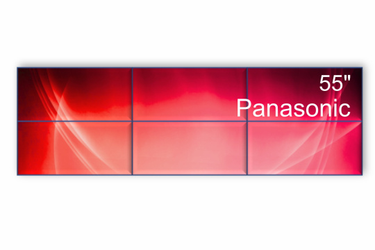  Фото видеостена 3x2 panasonic 55" th-55lfv9w - фото 1