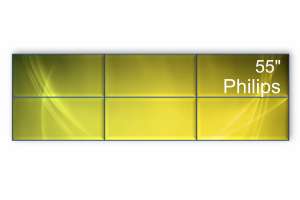  Фото видеостена 3x2 philips 55" 55bdl8007x/00 - фото 2
