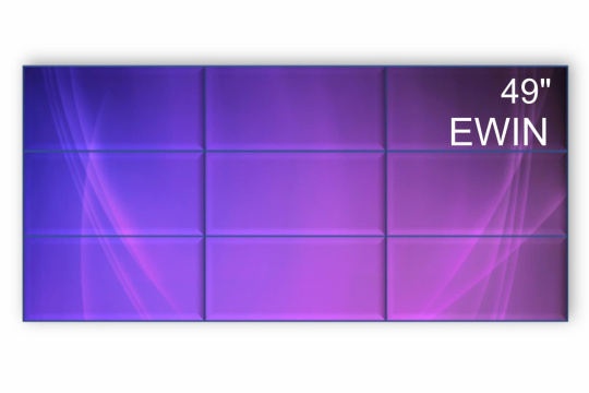 Изображение Видеостена 3x3 EWIN 49" BT49L