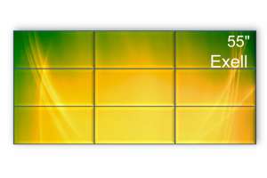  Фото видеостена 3x3 exell 55" expd-wa55ab15 - фото 2