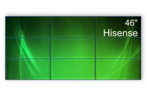  Фото видеостена 3x3 hisense 46l35b5u 46" (шов: 3,5) - фото 2